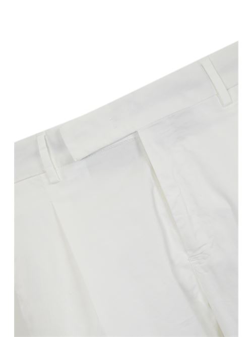 Pantalone Rebel 1P in gabardina bianco PT TORINO | RTZAZ40FWD GL04Y010